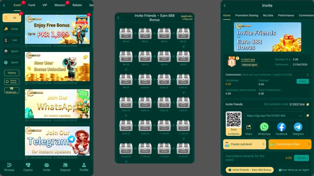 2Go Game Complete Guide for Pakistani Players (Earn & Play Easily) 3 2Go Game