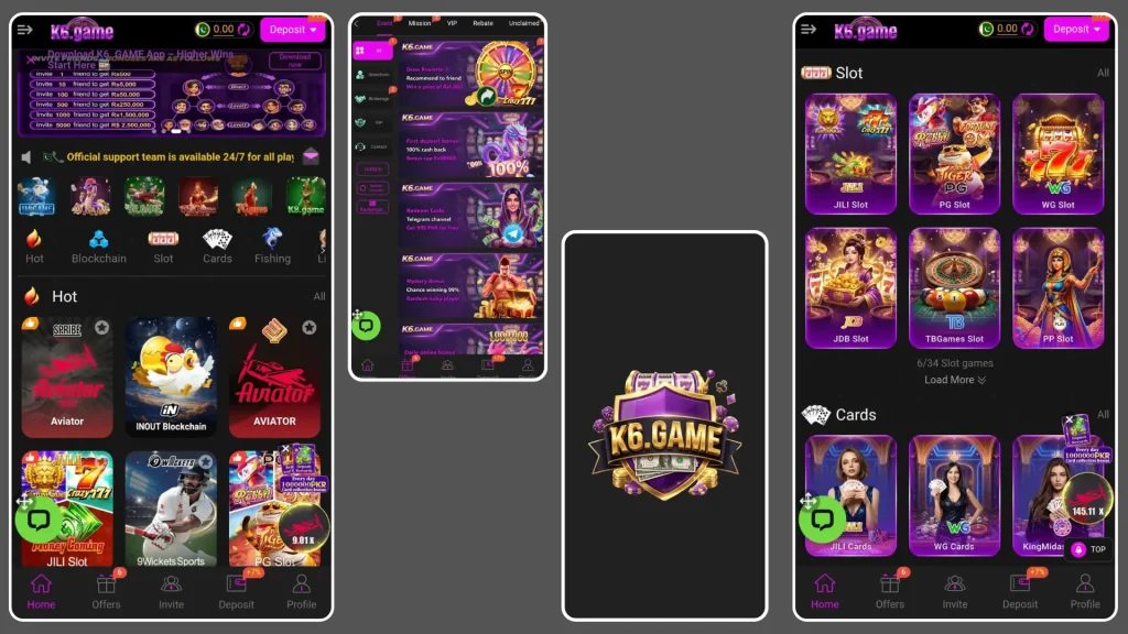 K6 Game APK Download Best Earning App in Pakistan 2 K6 Game