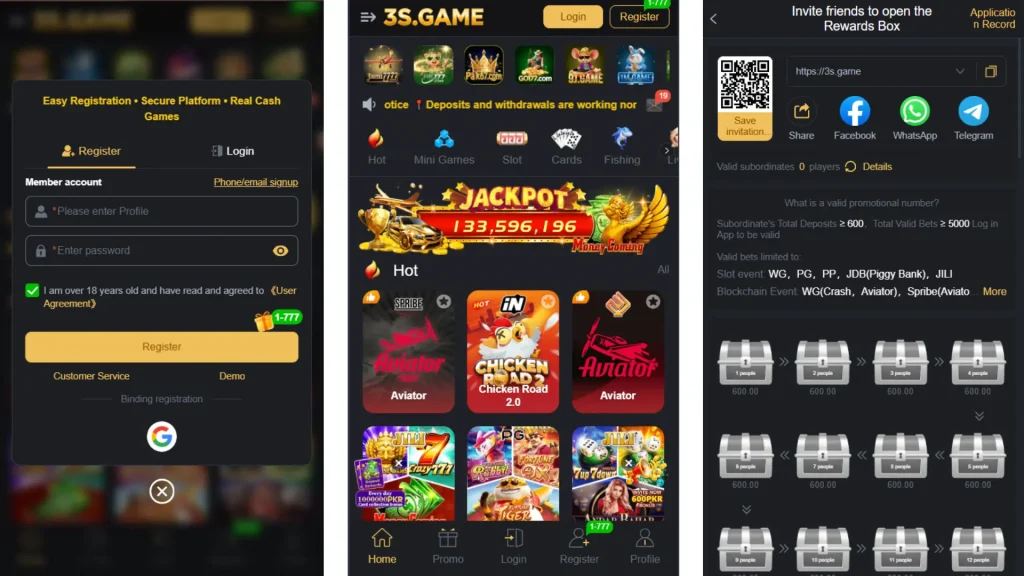 3S Game Download (New Best Earning) APK 2026 In Pakistan 2 3S Game